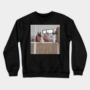 Horses Crewneck Sweatshirt